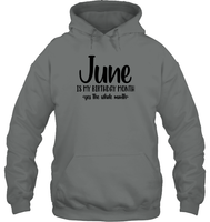 June Birthday Month Unisex Heavyweight Pullover Hoodie