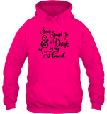 Sun Sand & A Drink In My Hand Bachelorette Unisex Heavyweight Pullover Hoodie For Women