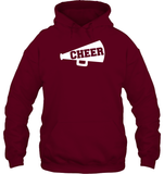 Cheer T Shirt Unisex Heavyweight Pullover Hoodie