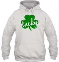 Lucky St Patrick's Day Shirt Unisex Heavyweight Pullover Hoodie