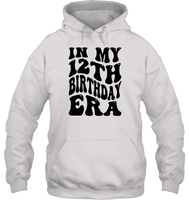 In My 12th Birthday Era Birthday Shirt Unisex Heavyweight Pullover Hoodie