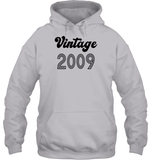 2009 Retro Vintage Birth Year Blast Unisex Heavyweight Pullover Hoodie