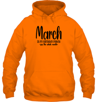 March Birthday Month Unisex Heavyweight Pullover Hoodie