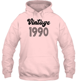 1990 Retro Vintage Birth Year Blast Unisex Heavyweight Pullover Hoodie