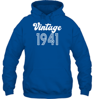 1941 Retro Vintage Birth Year Blast Unisex Heavyweight Pullover Hoodie