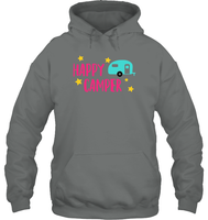 Happy Camper Unisex Heavyweight Pullover Hoodie