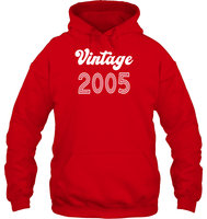 2005 Retro Vintage Birth Year Blast Unisex Heavyweight Pullover Hoodie