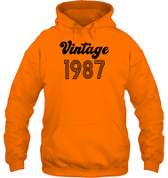 1987 Retro Vintage Birth Year Blast Unisex Heavyweight Pullover Hoodie