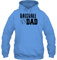 Baseball Dad Shirt Unisex Heavyweight Pullover Hoodie With Baseball