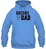 Baseball Dad Shirt Unisex Heavyweight Pullover Hoodie With Baseball