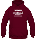 Warning Birthday Weekend In Progress Unisex Heavyweight Pullover Hoodie