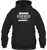 Warning Birthday Weekend In Progress Unisex Heavyweight Pullover Hoodie