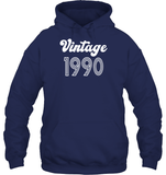 1990 Retro Vintage Birth Year Blast Unisex Heavyweight Pullover Hoodie
