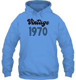1970 Retro Vintage Birth Year Blast Unisex Heavyweight Pullover Hoodie