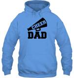 Cheer Dad With Megaphone Unisex Heavyweight Pullover Hoodie