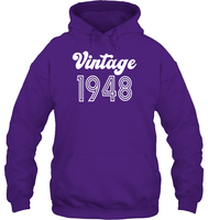 1948 Retro Vintage Birth Year Blast Unisex Heavyweight Pullover Hoodie