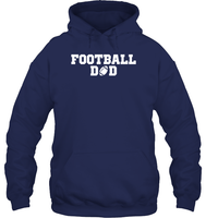 Football Dad Shirt - The Ultimate Game Day Essential Unisex Heavyweight Pullover Hoodie