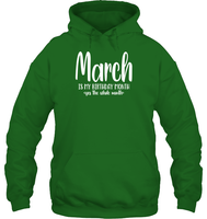 March Birthday Month Unisex Heavyweight Pullover Hoodie