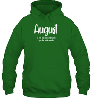 August Birthday Month Unisex Heavyweight Pullover Hoodie