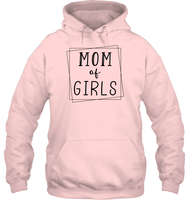 Mom Of Girls Family Shirt Unisex Heavyweight Pullover Hoodie