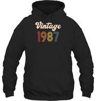 1987 Retro Vintage Birth Year Blast Unisex Shirt, Long Sleeve, Hoodie, Sweatshirt
