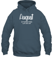 August Birthday Month Unisex Heavyweight Pullover Hoodie