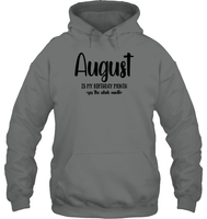 August Birthday Month Unisex Heavyweight Pullover Hoodie