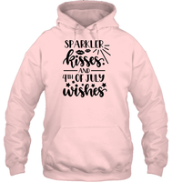 Sparkler Kisses 4th Of July Shirt Unisex Heavyweight Pullover Hoodie
