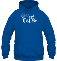 Let's Get Lit 4th Of July Shirt Unisex Heavyweight Pullover Hoodie