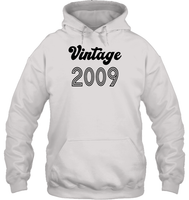 2009 Retro Vintage Birth Year Blast Unisex Heavyweight Pullover Hoodie