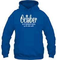 October Birthday Month Unisex Heavyweight Pullover Hoodie