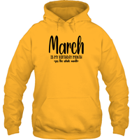 March Birthday Month Unisex Heavyweight Pullover Hoodie
