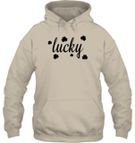 Lucky St Patrick's Day Shirt Unisex Heavyweight Pullover Hoodie
