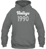 1990 Retro Vintage Birth Year Blast Unisex Heavyweight Pullover Hoodie
