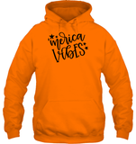 Merica Vibes 4th Of July Shirt Unisex Heavyweight Pullover Hoodie