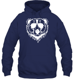 Cool Grizzly Bear Shirt Unisex Heavyweight Pullover Hoodie