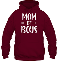 Mom Of Boys Family Shirt Unisex Heavyweight Pullover Hoodie