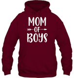Mom Of Boys Family Shirt Unisex Heavyweight Pullover Hoodie