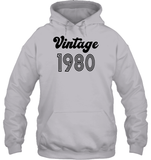 1980 Retro Vintage Birth Year Blast Unisex Heavyweight Pullover Hoodie