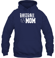 Baseball Mom Shirt Unisex Heavyweight Pullover Hoodie With Baseball