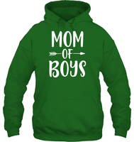 Mom Of Boys Family Shirt Unisex Heavyweight Pullover Hoodie
