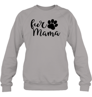 Fur Mama Pet Shirt Unisex Fleece Pullover Sweatshirt