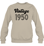 1950 Retro Vintage Birth Year Blast Unisex Fleece Pullover Sweatshirt