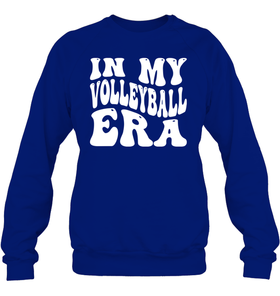 In My Volleyball Era Sports Shirt Unisex Fleece Pullover Sweatshirt