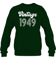 1949 Retro Vintage Birth Year Blast Unisex Fleece Pullover Sweatshirt