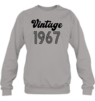 1967 Retro Vintage Birth Year Blast Unisex Fleece Pullover Sweatshirt