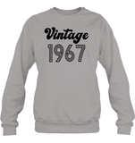 1967 Retro Vintage Birth Year Blast Unisex Fleece Pullover Sweatshirt