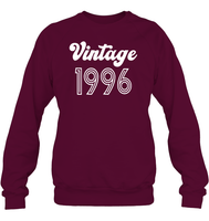 1996 Retro Vintage Birth Year Blast Unisex Fleece Pullover Sweatshirt