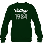 1984 Retro Vintage Birth Year Blast Unisex Fleece Pullover Sweatshirt