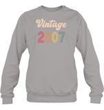 2007 Retro Vintage Birth Year Blast Unisex Shirt, Long Sleeve, Hoodie, Sweatshirt